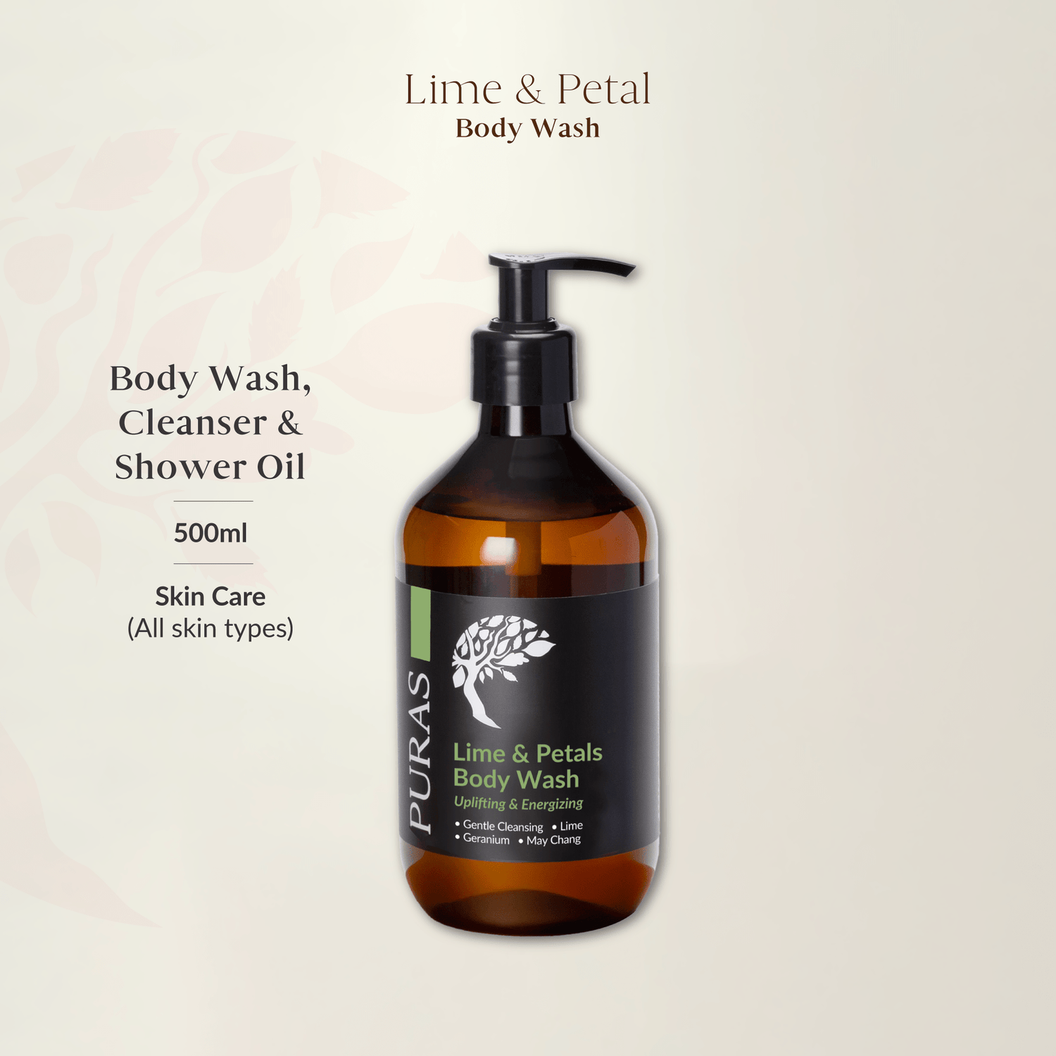 Lime & Petals Body Wash 500ml
