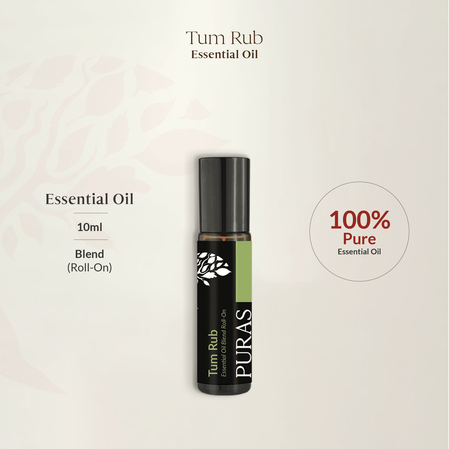 Tum Rub Essential Oil Blend (Roll On) 10ml