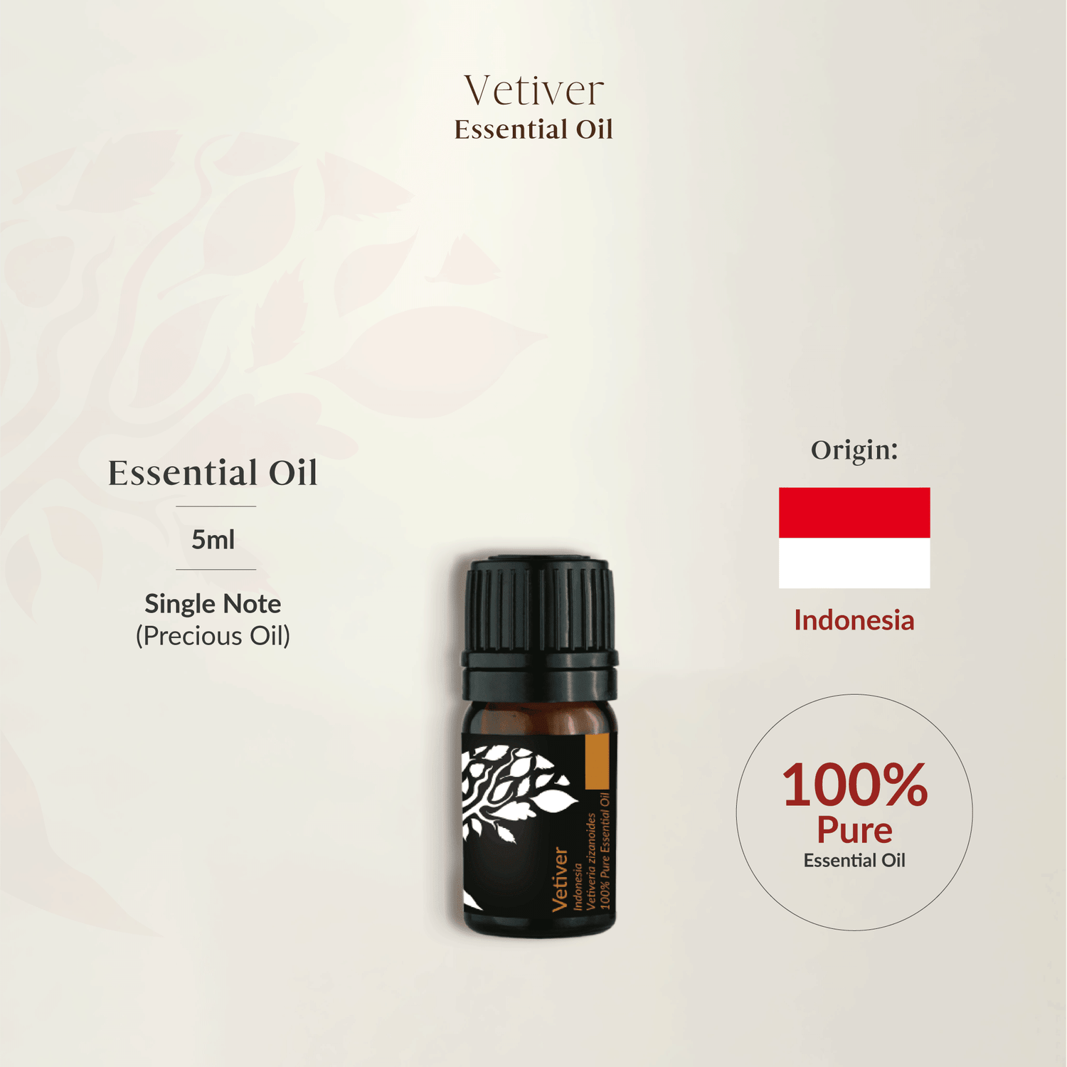 Vetiver Essential Oil 5ml