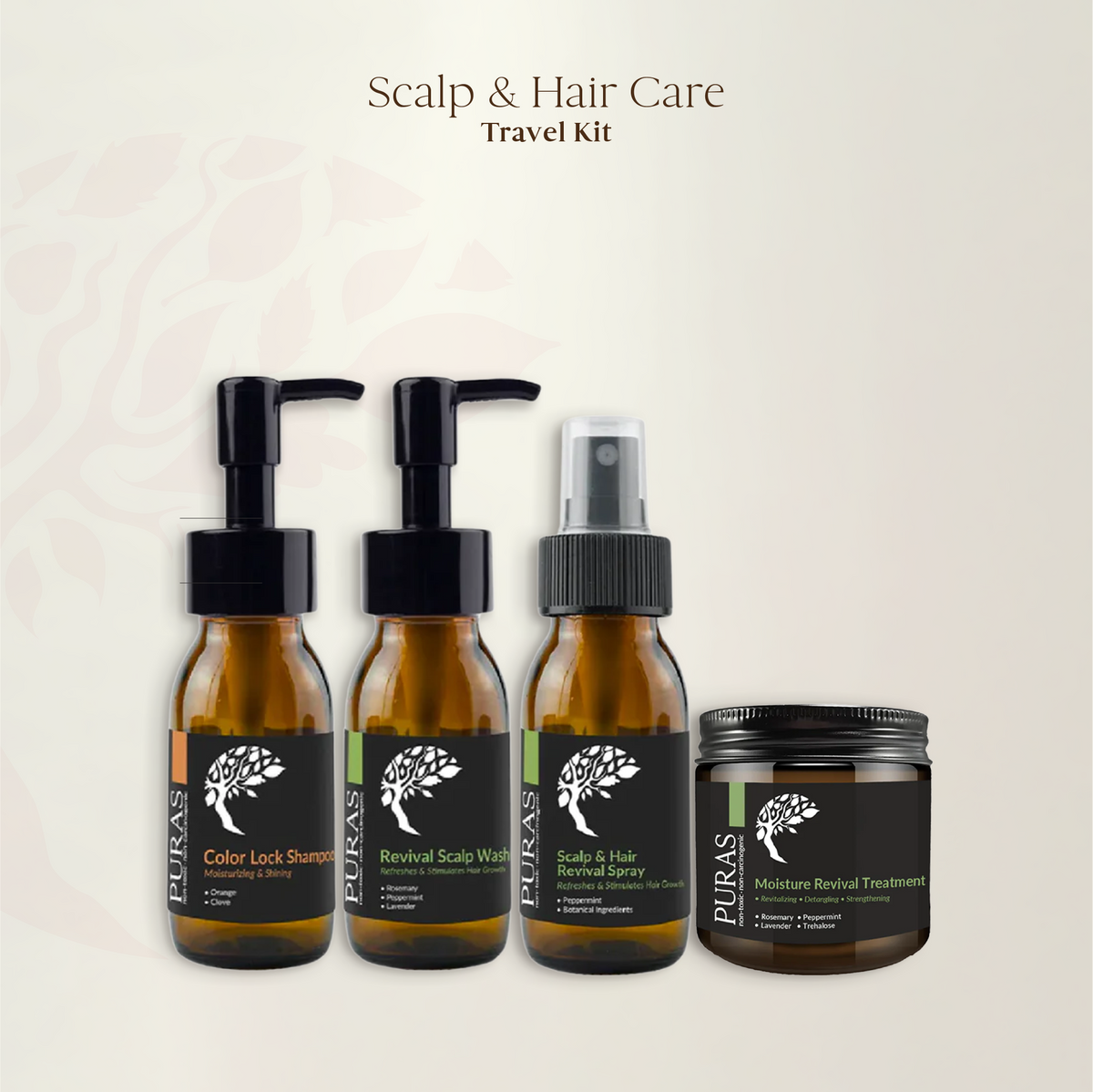 Scalp & Hair Care Travel Kit