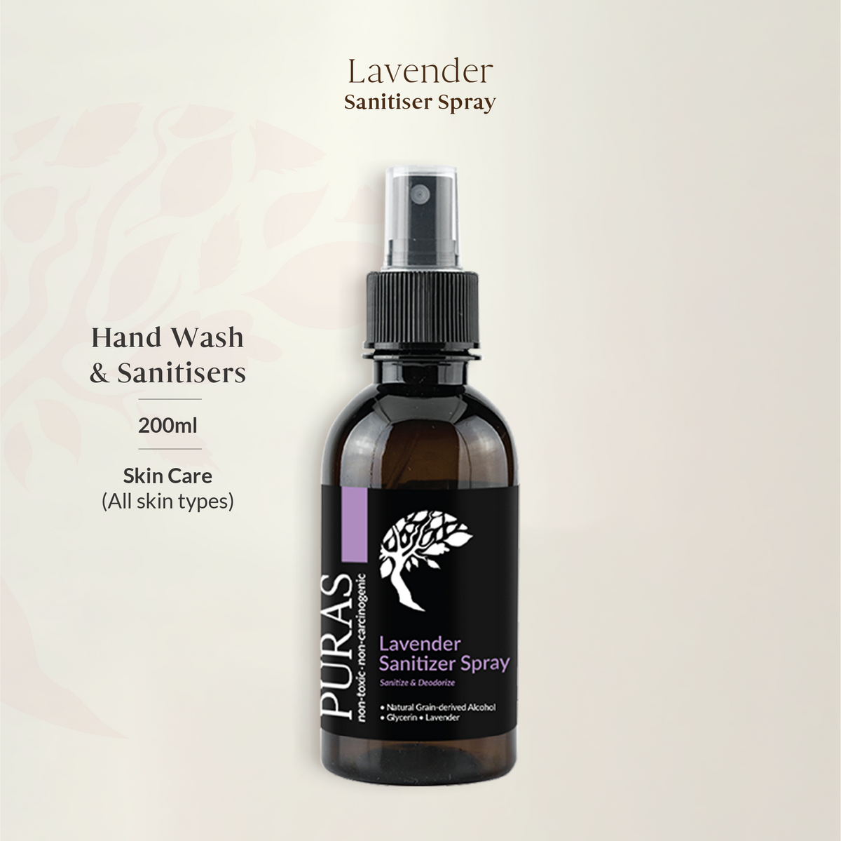 Lavender Sanitizer Spray 200ml
