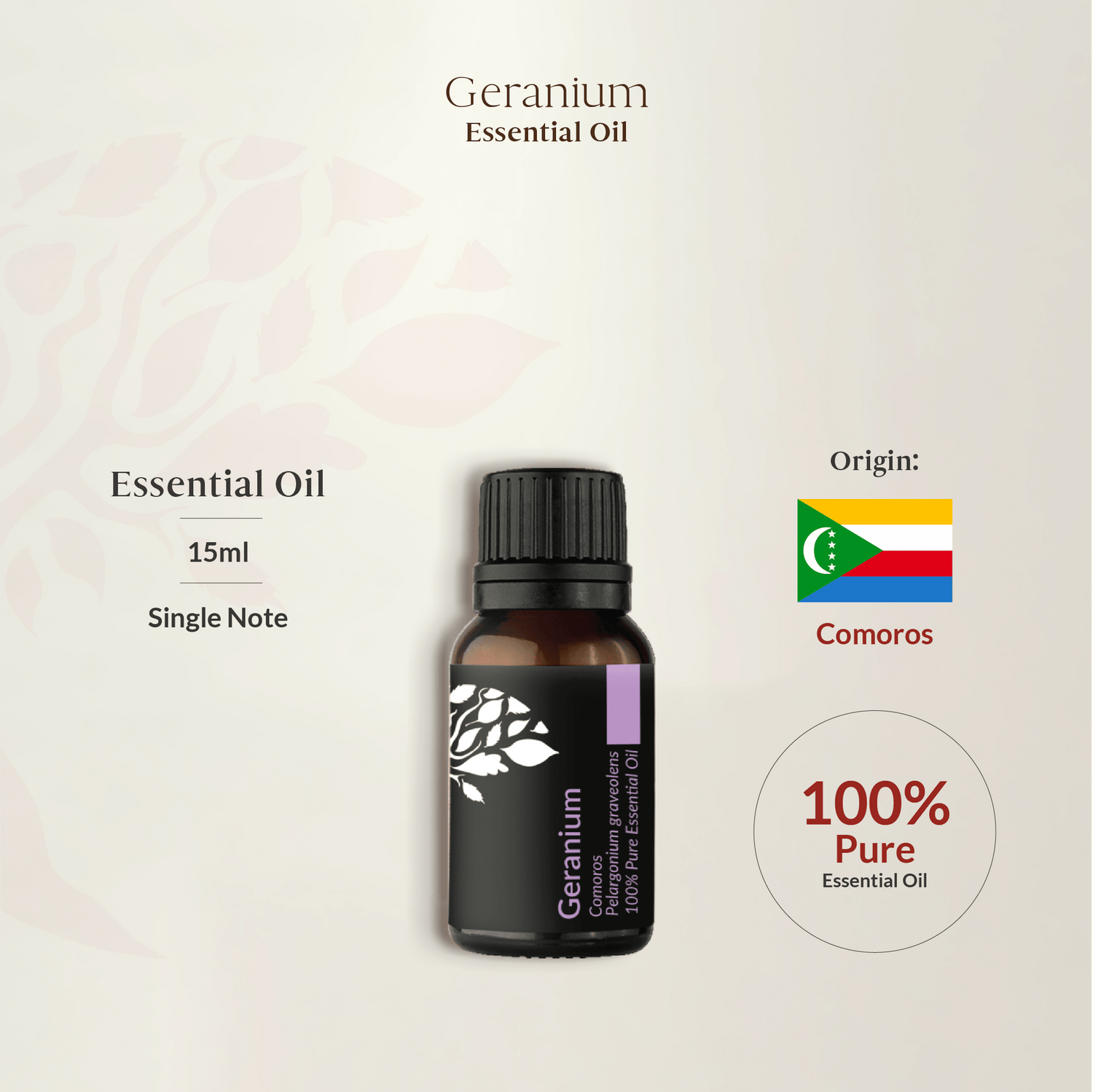 Geranium Essential Oil 15ml