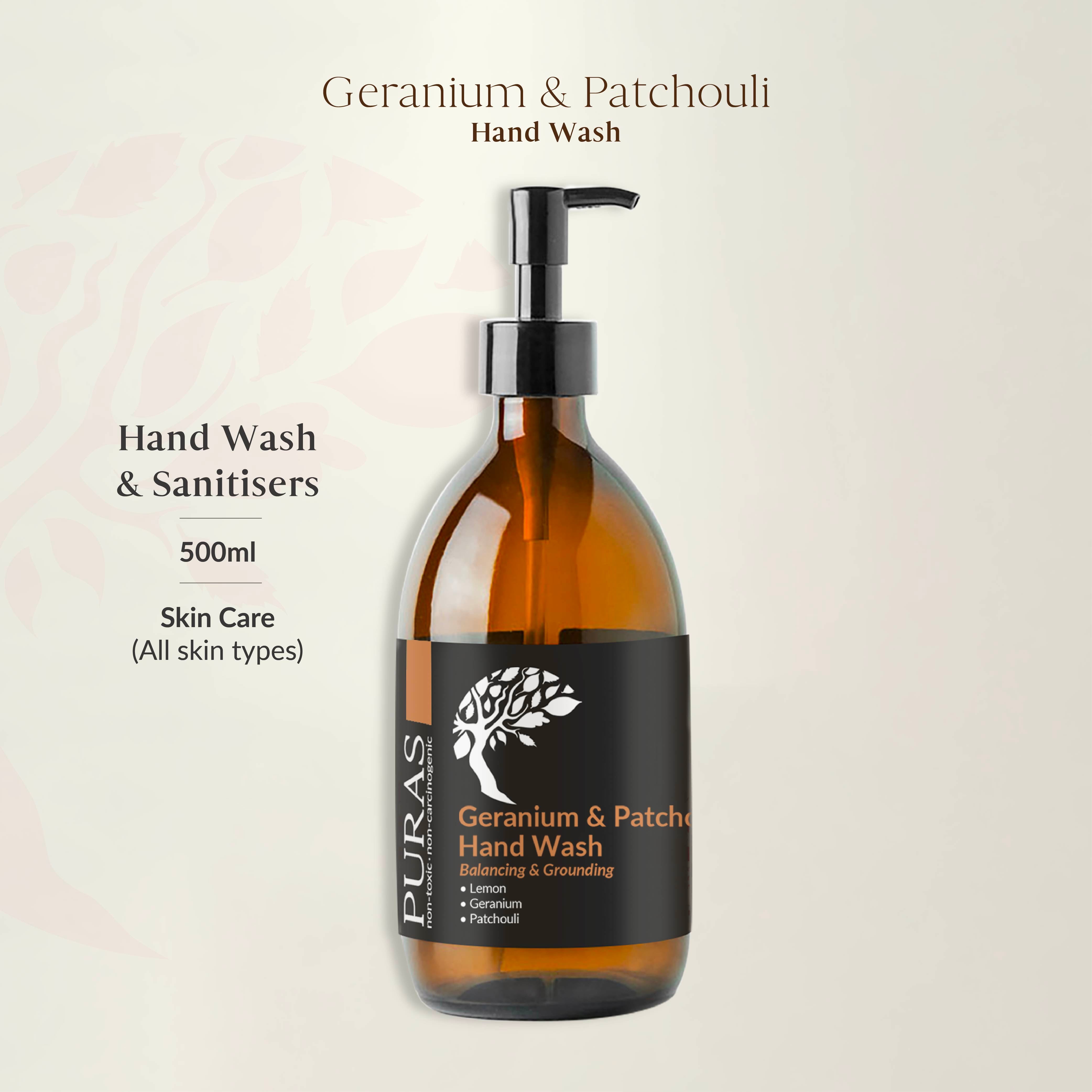 Geranium & Patchouli Hand Wash 500ml
