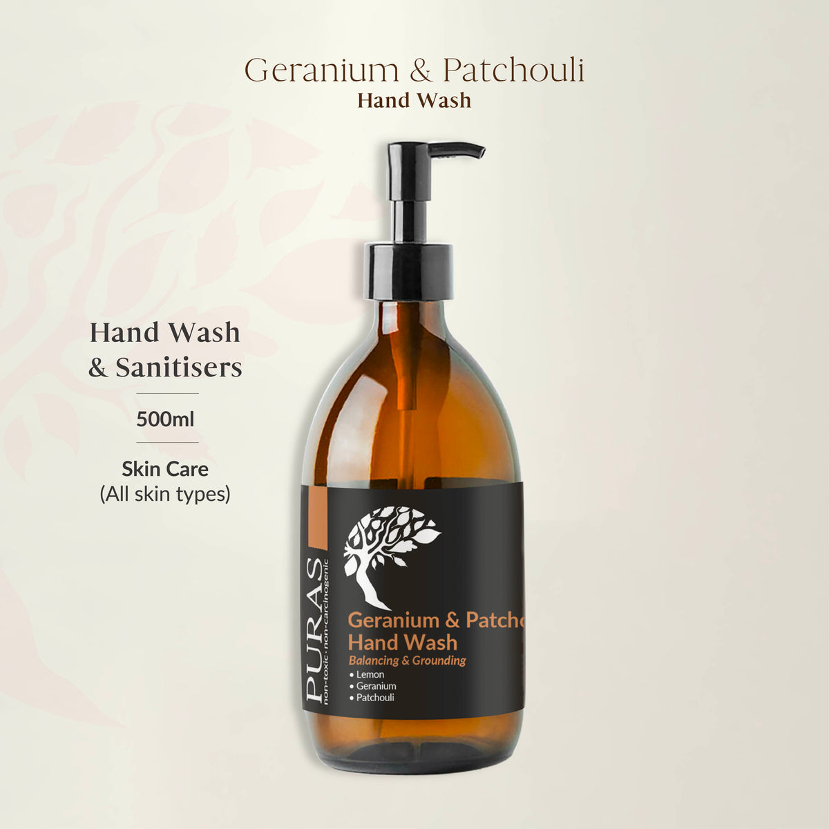 Geranium & Patchouli Hand Wash 500ML