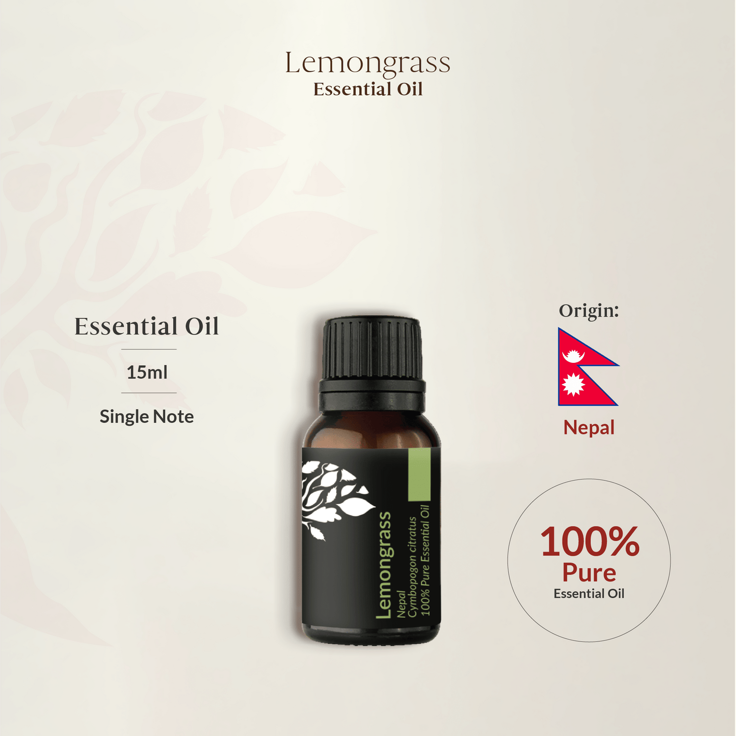 Lemongrass Essential Oil 15ml