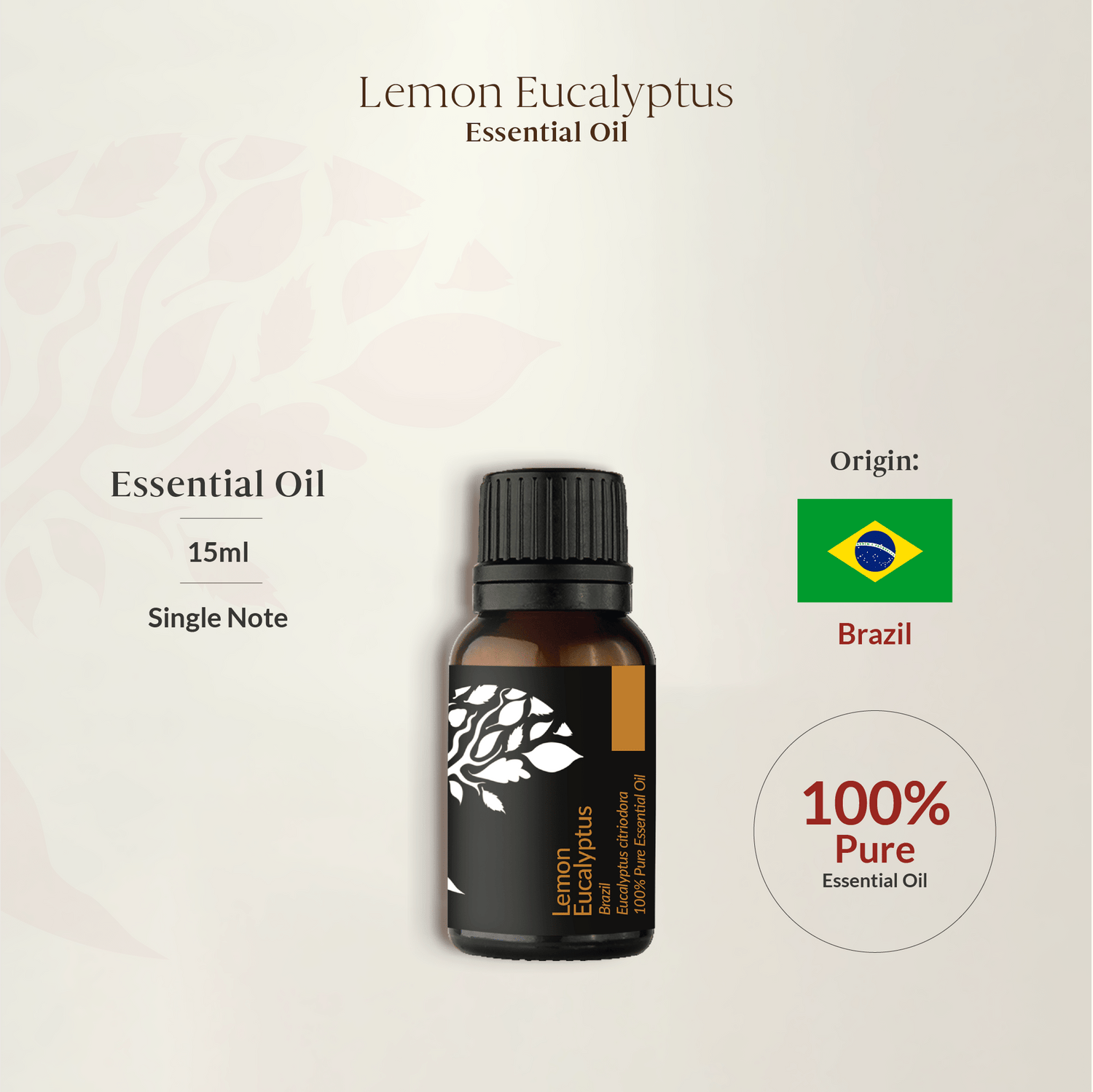 Lemon Eucalyptus Essential Oil 15ml