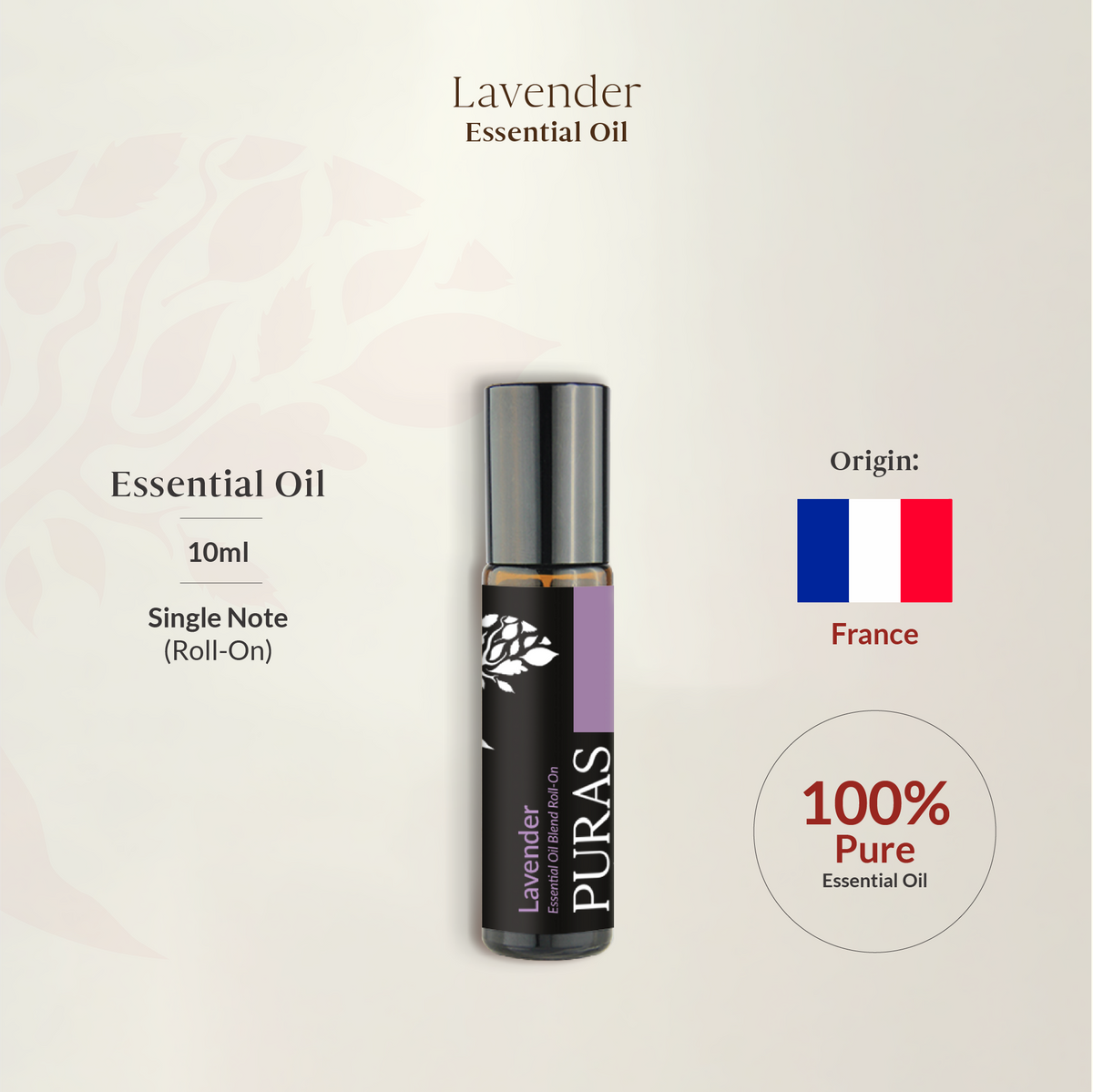 Lavender Essential Oil (Roll-on) 10ml