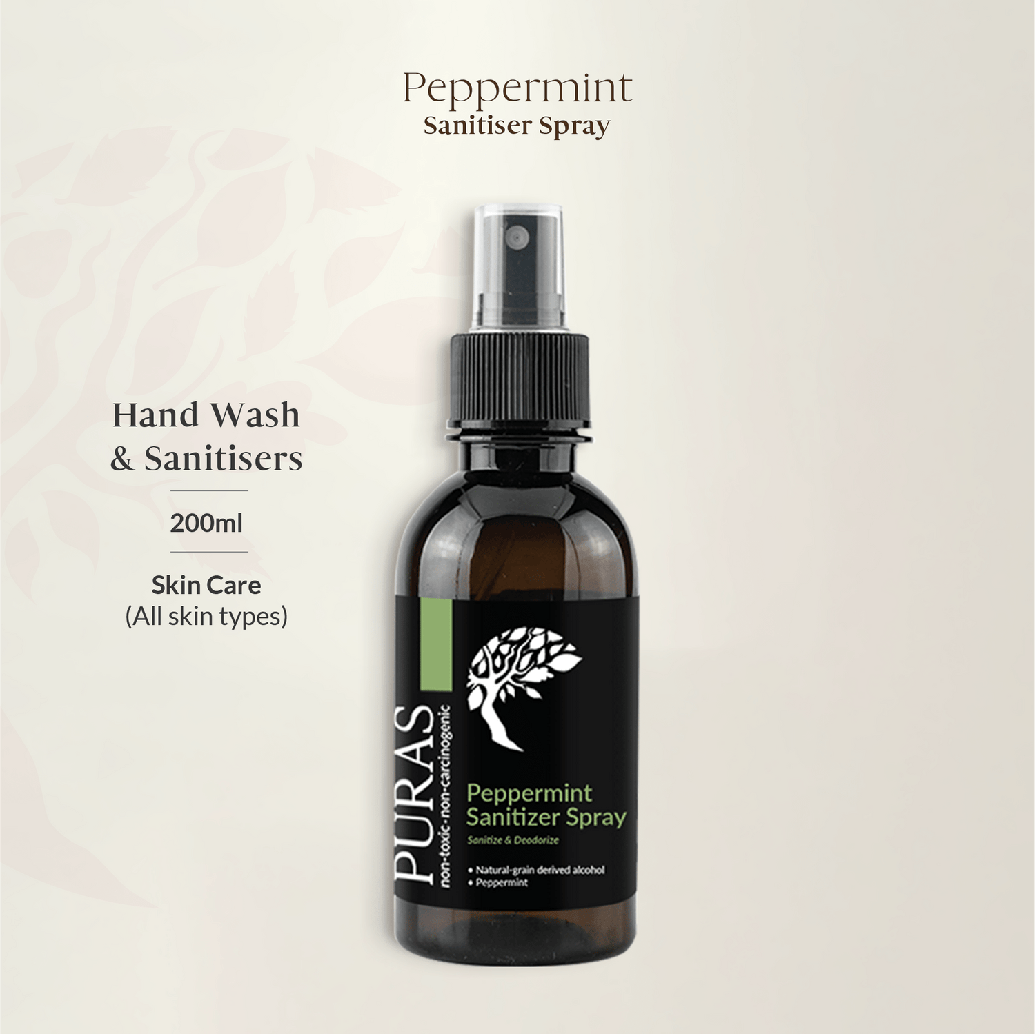 Peppermint Sanitizer Spray 200ml (Expiry : SEPT 2026)