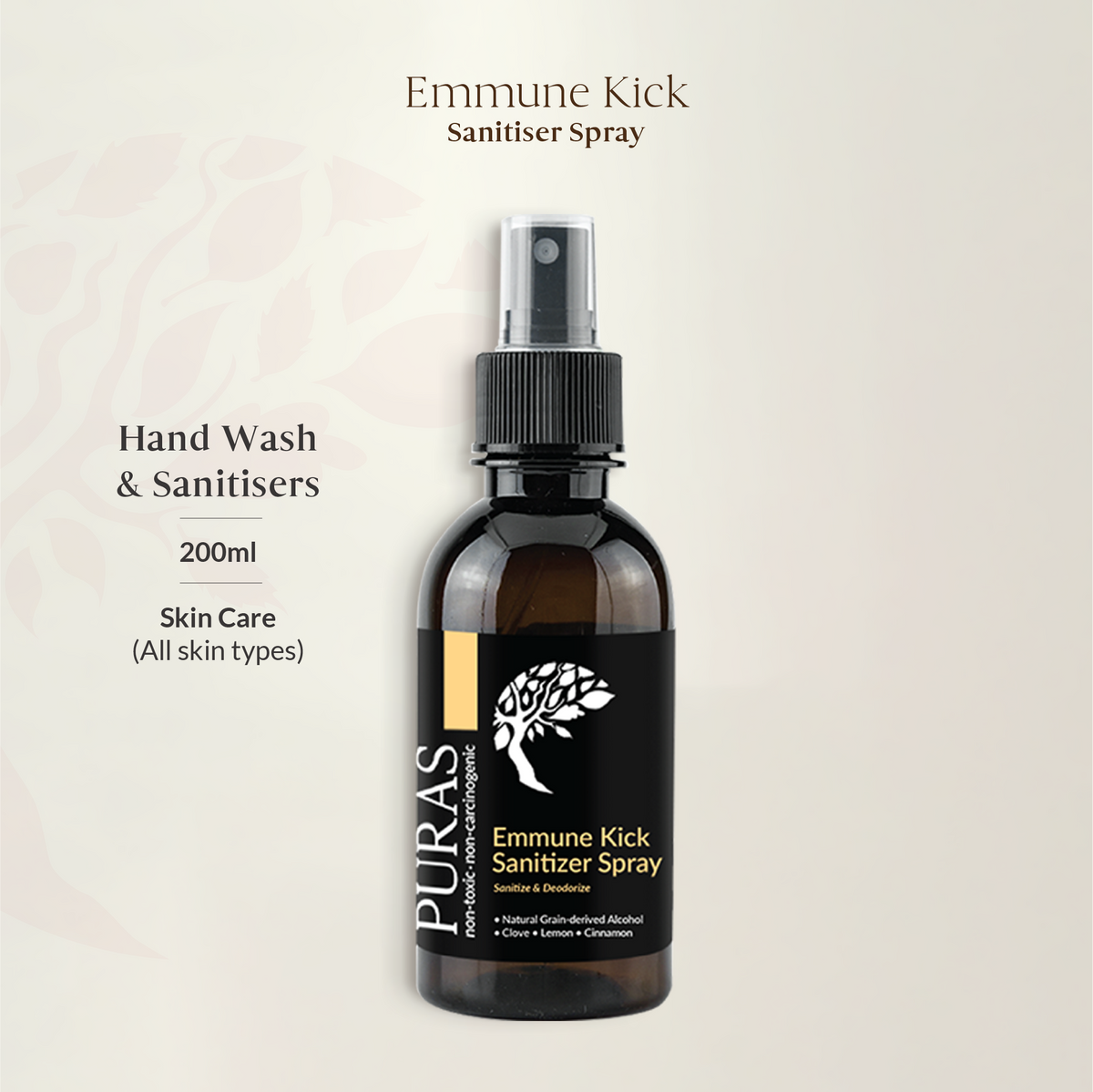 Emmune Kick Sanitiser Spray 200ml