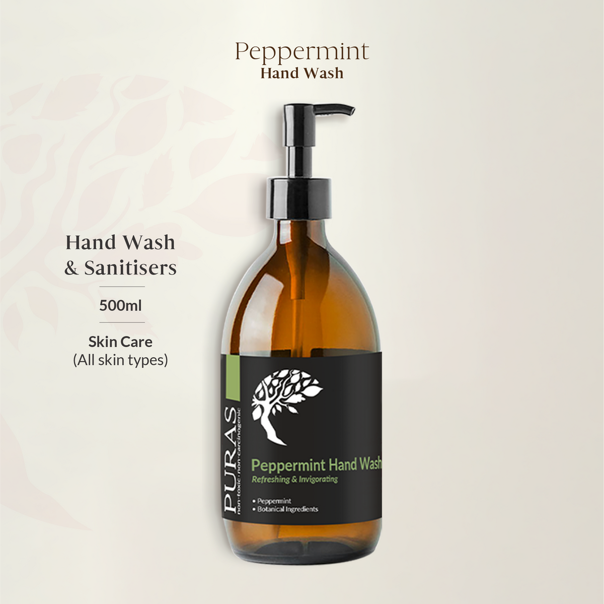 Peppermint Hand Wash 500ml