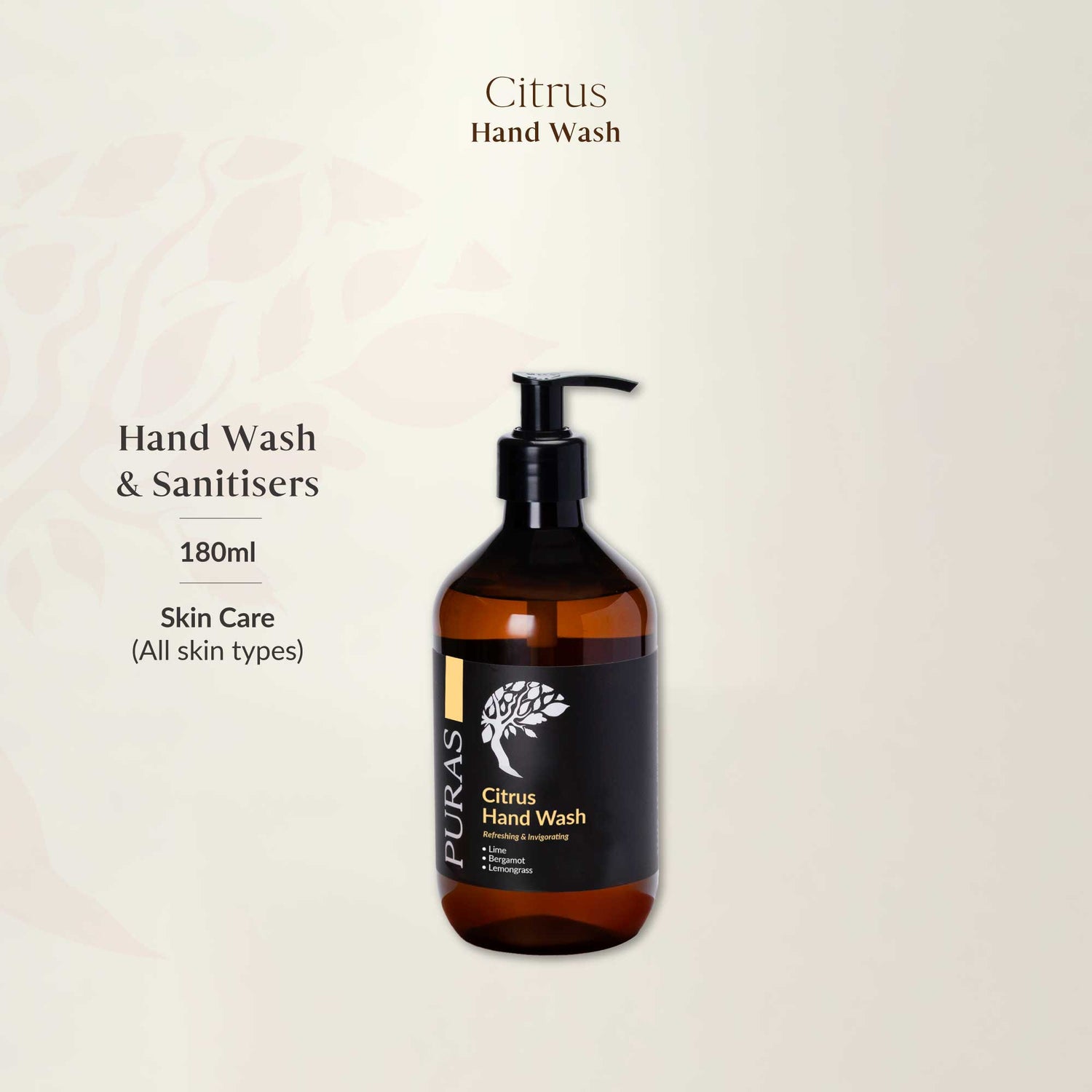 Citrus Hand Wash 180ml