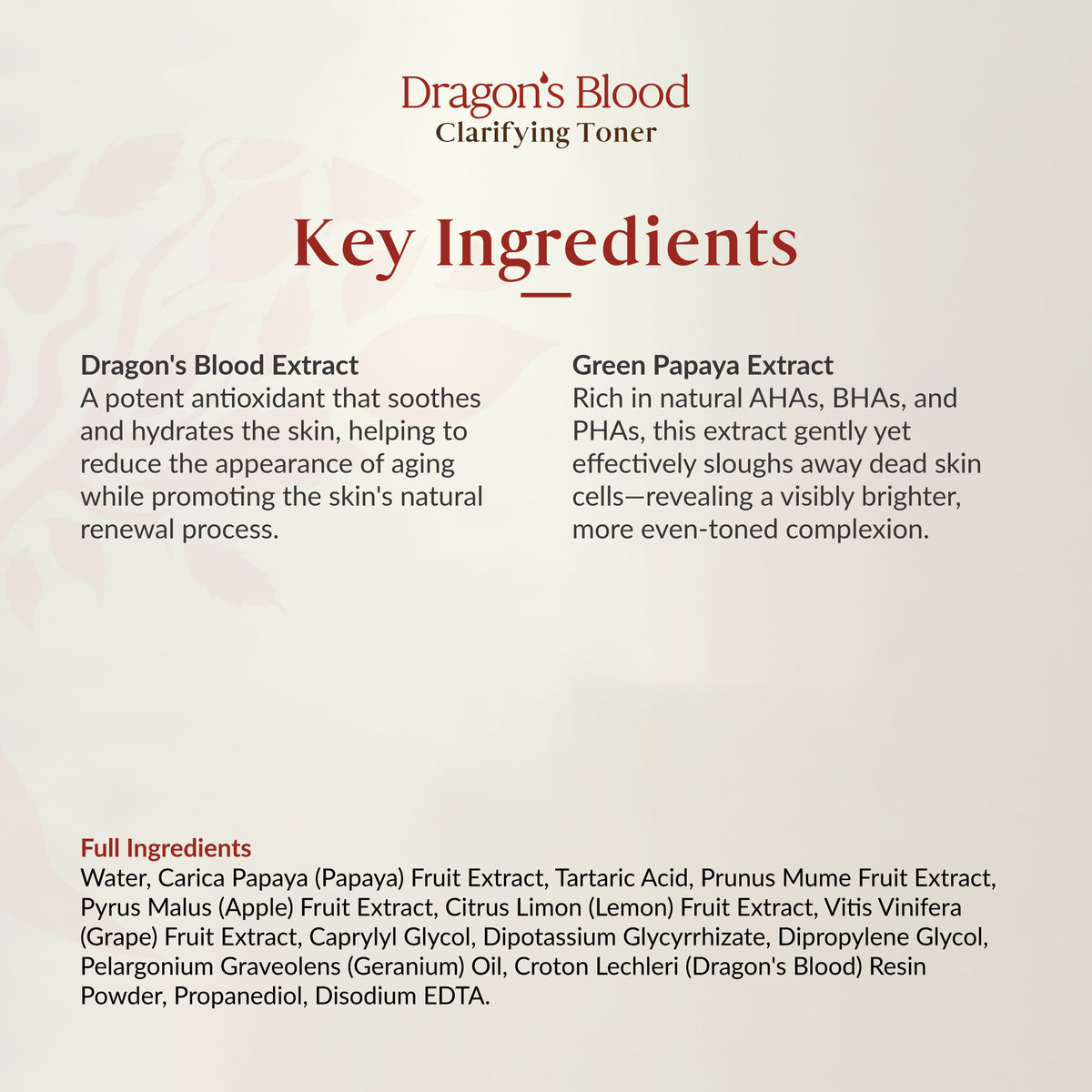 Dragon's Blood Clarifying Toner 150ml