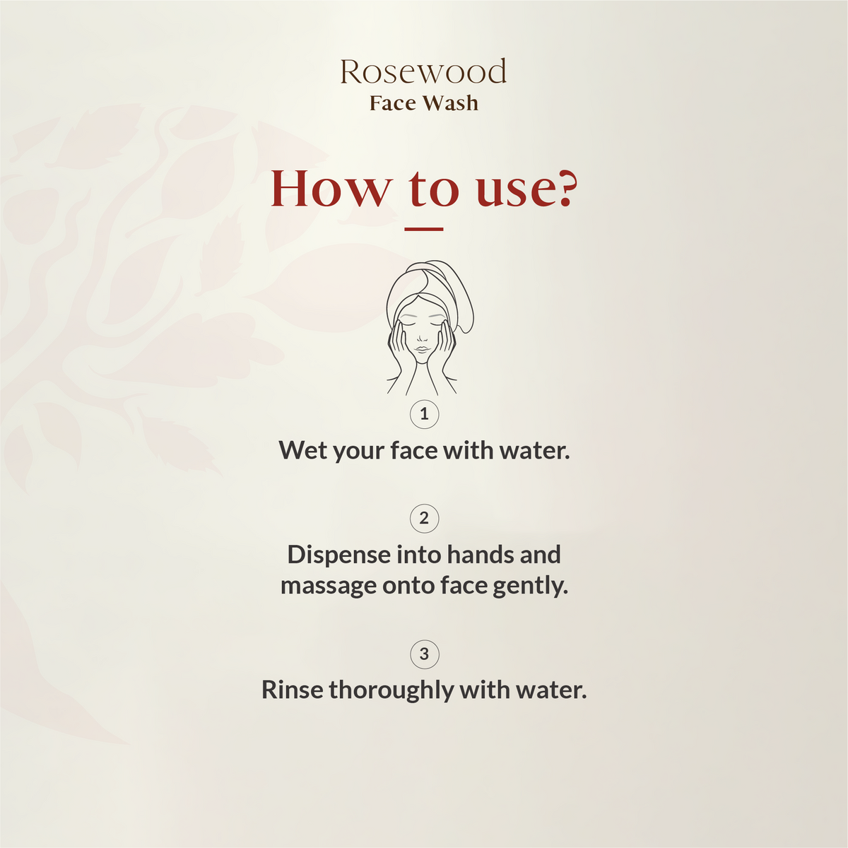 Rosewood Face Wash 200ml