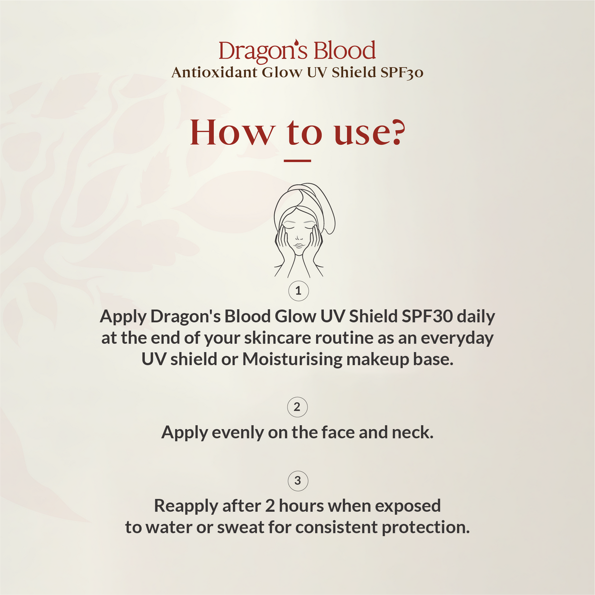 Dragon's Blood Glow UV Shield SPF30 50ml