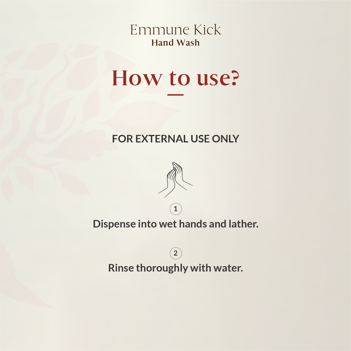 Emmune Kick Hand Wash 500ml