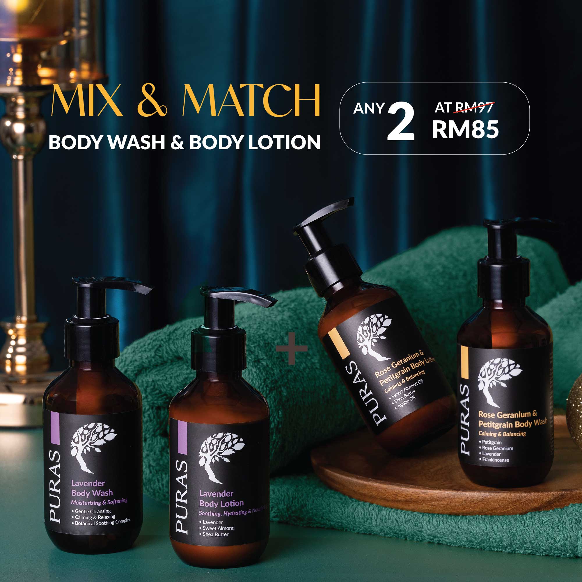 [X10] Lavender Body Wash 120ml