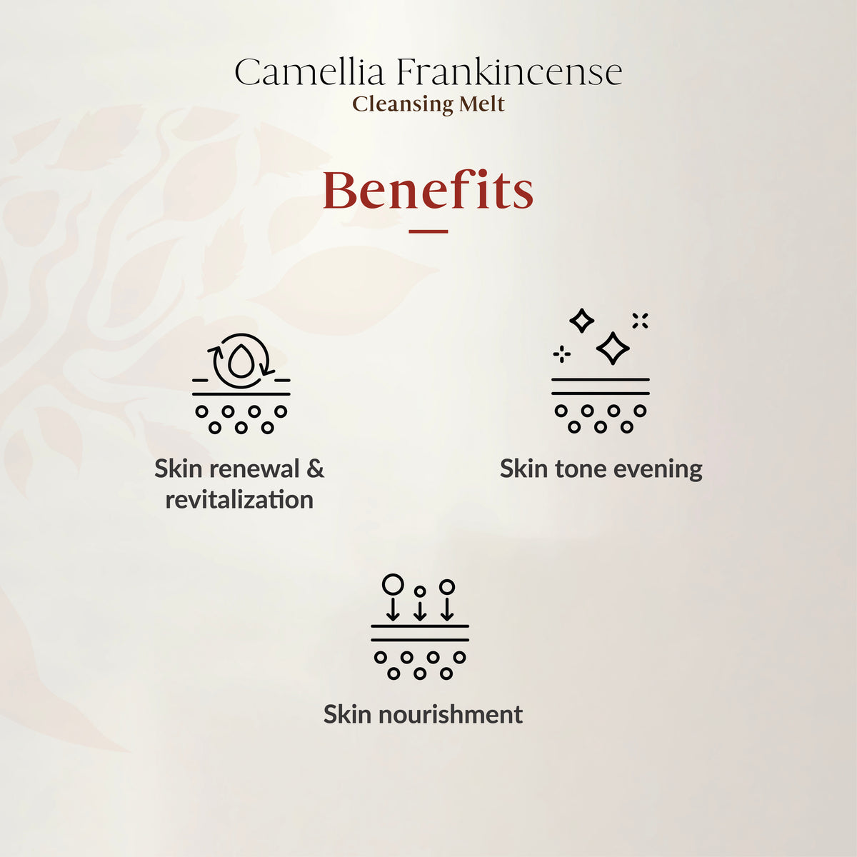 Camellia Frankincense Golden Glow Cleansing Melt 100ml