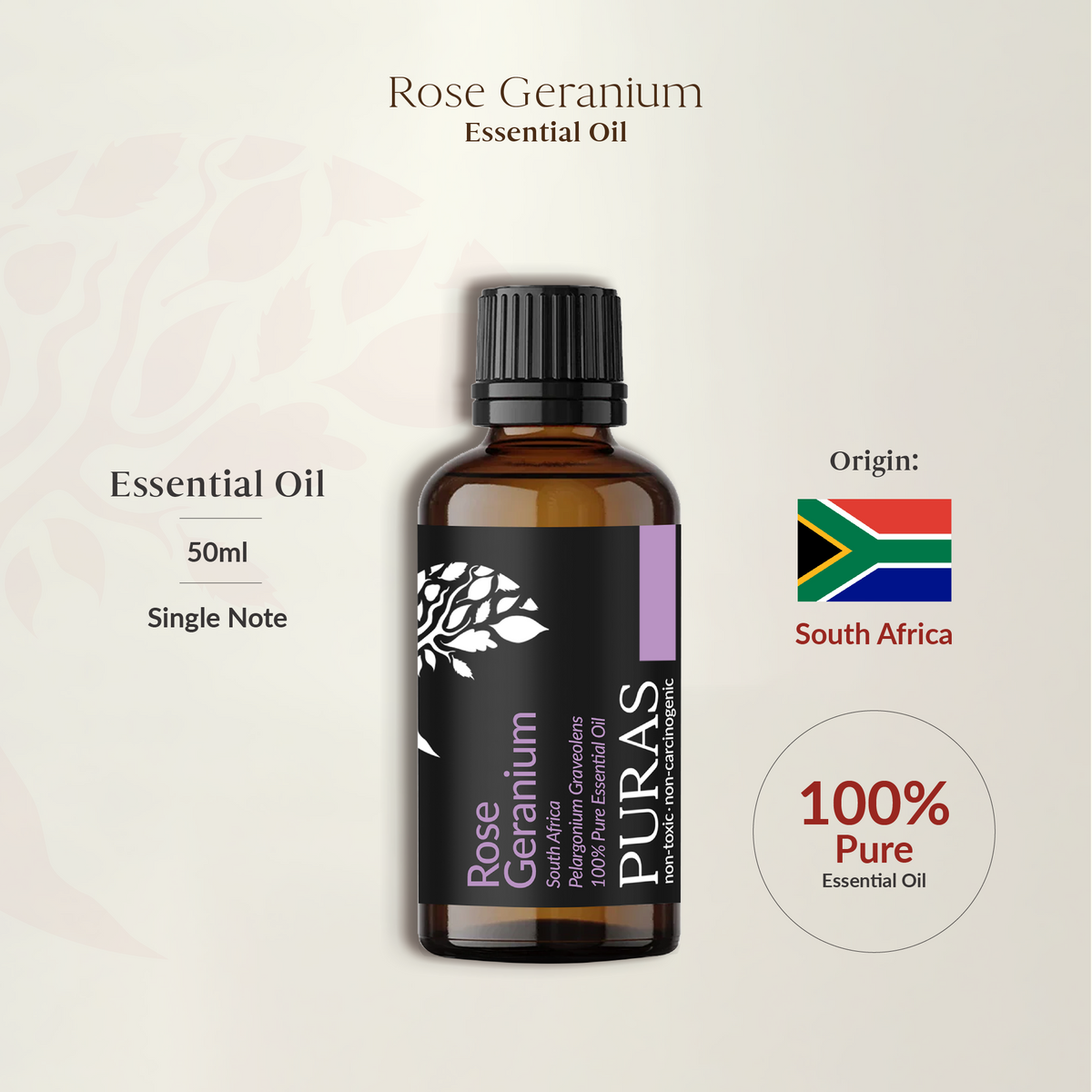 Rose Geranium Essential Oil 50ml