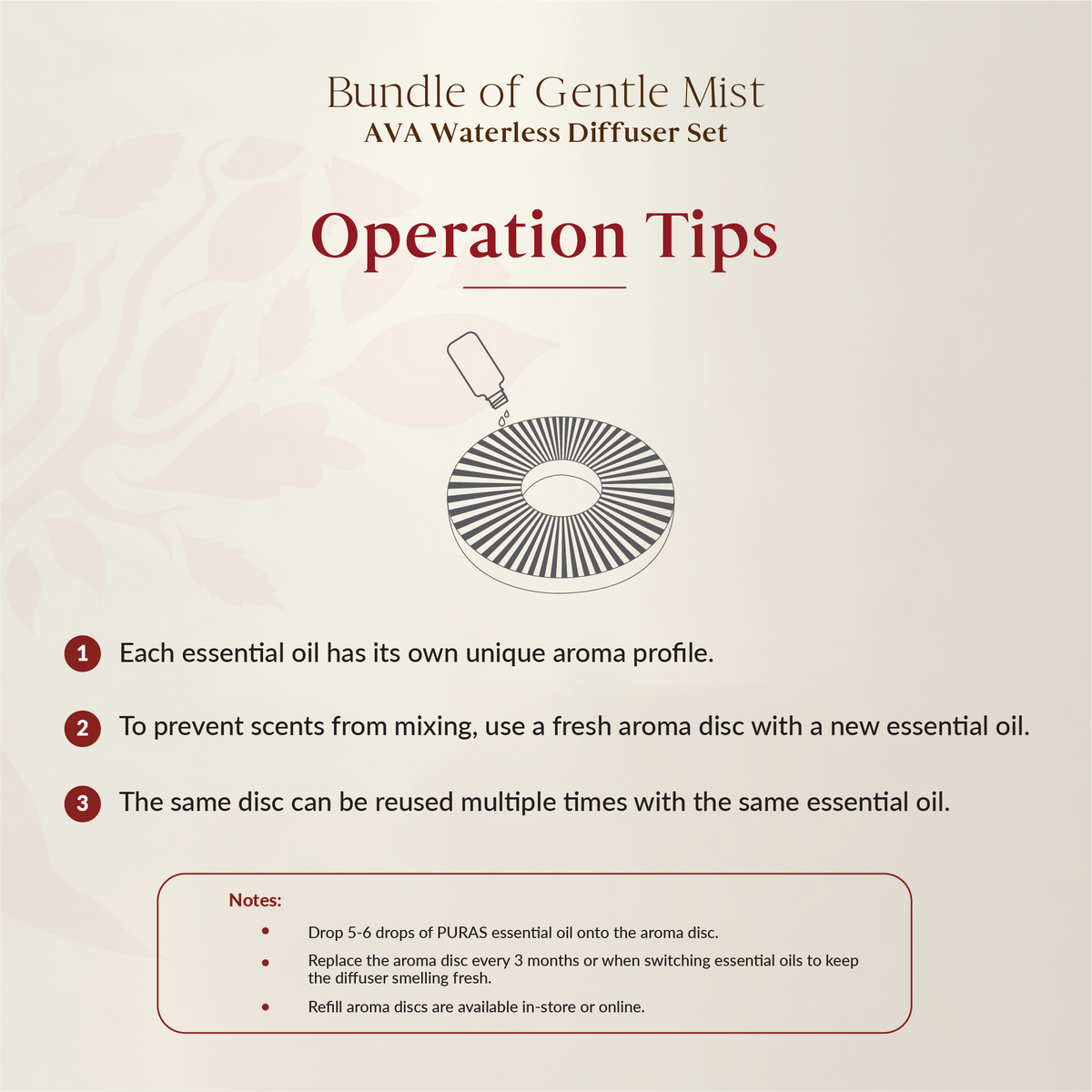 Gentle Mist Bundle - AVA Diffuser