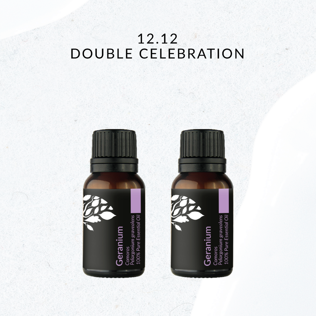 [12.12] Geranium Essential Oil (2pcs) PURAS Malaysia