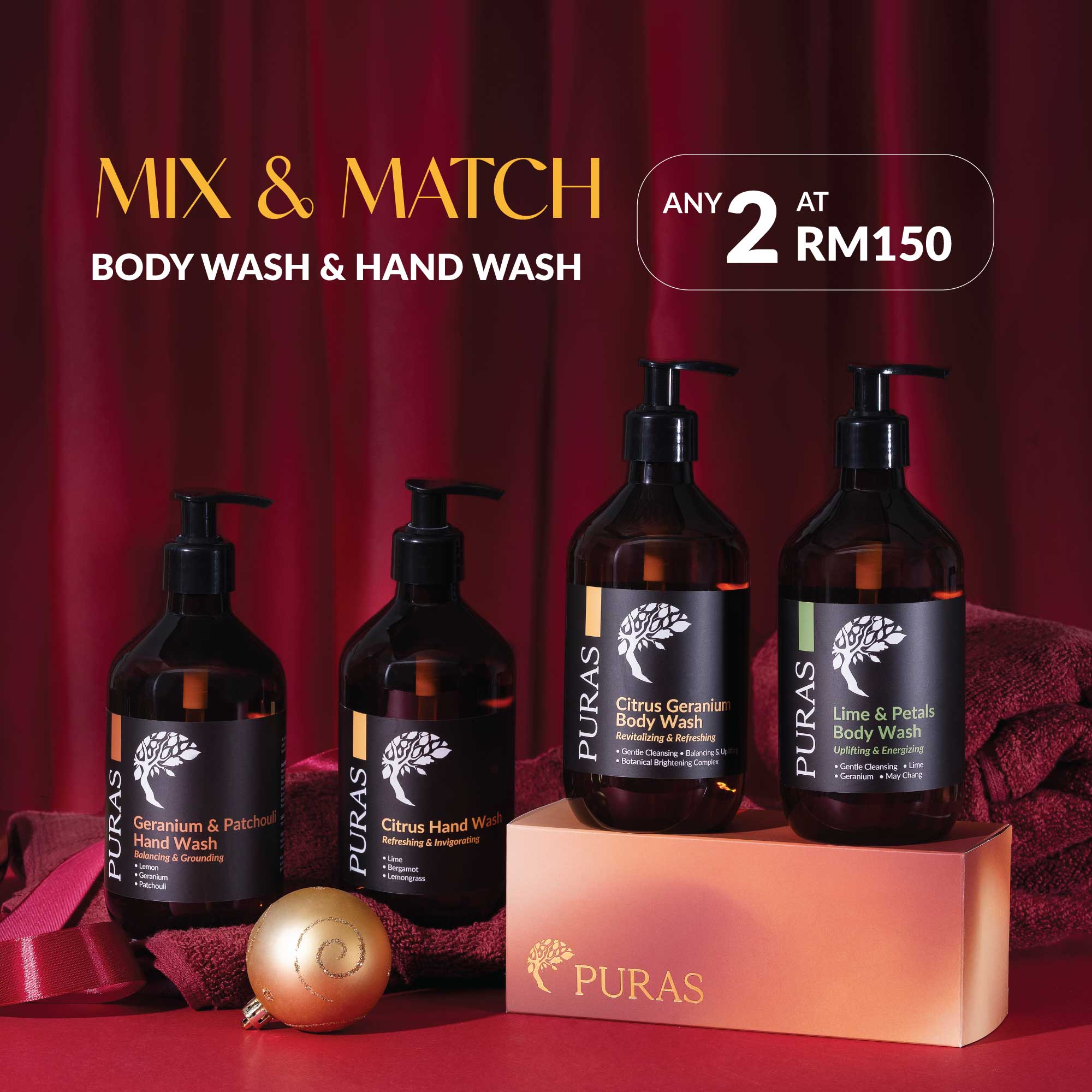 Citrus Geranium Body Wash 500ml