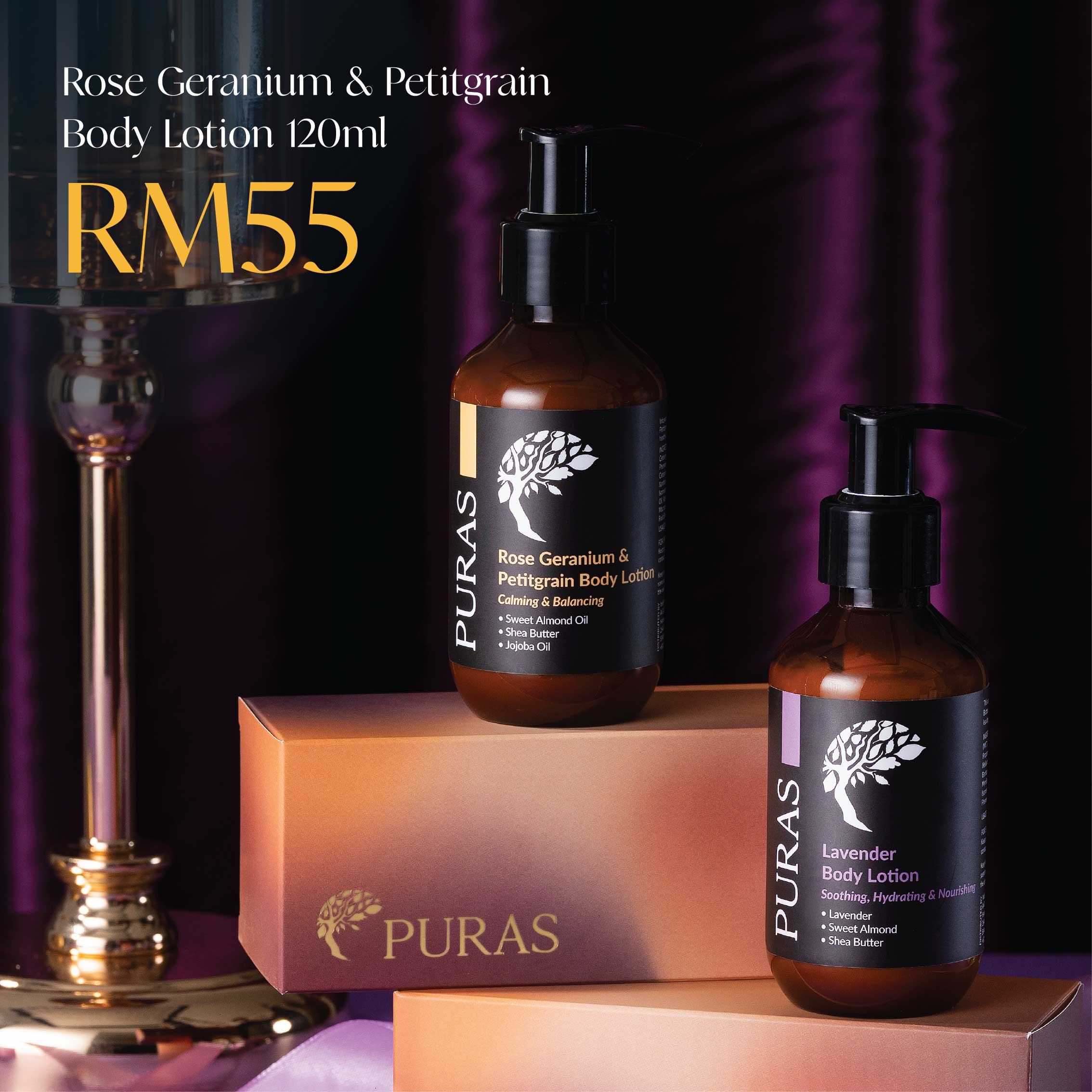 [X11] Rose Geranium & Petitgrain Body Lotion 120ml