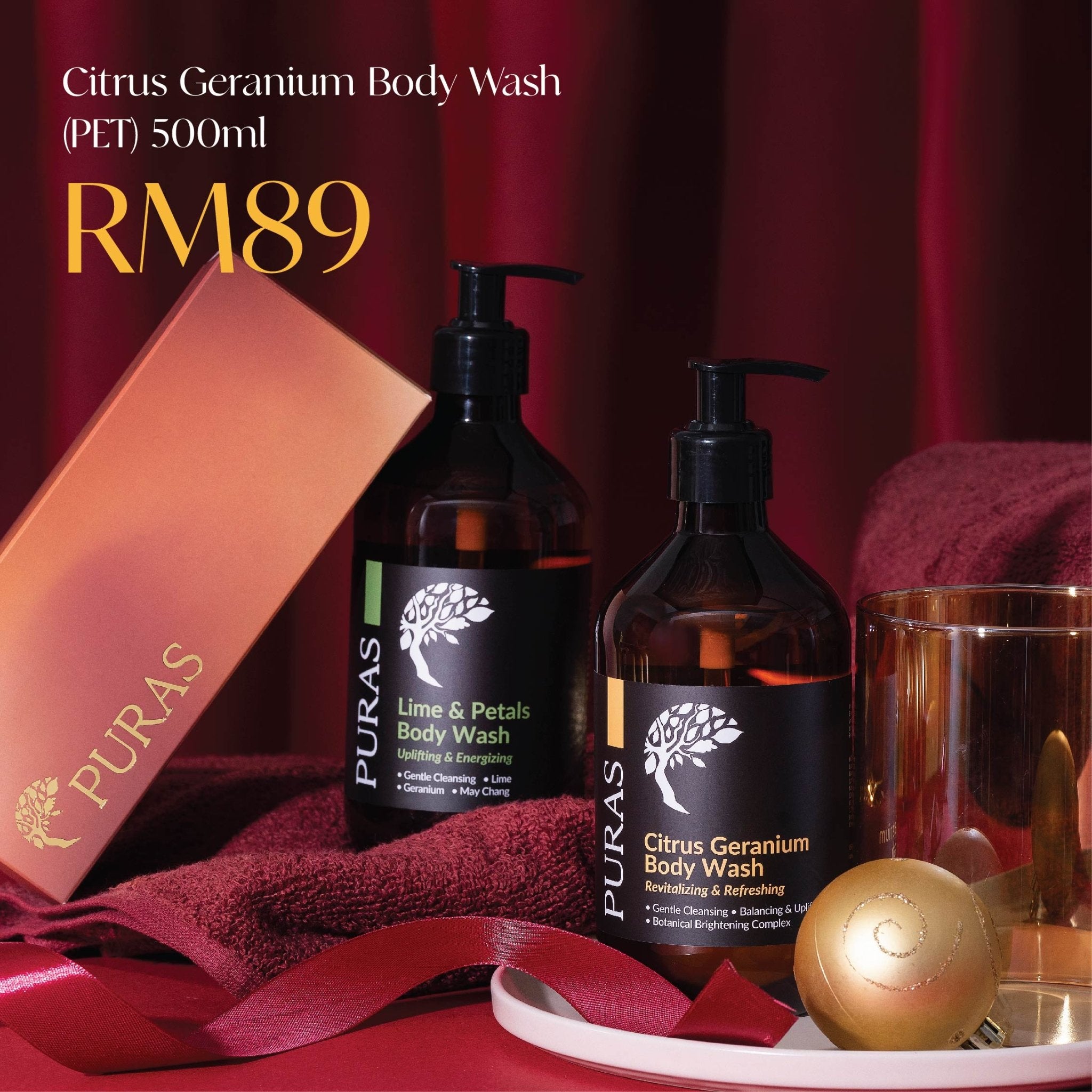 Citrus Geranium Body Wash 500ml