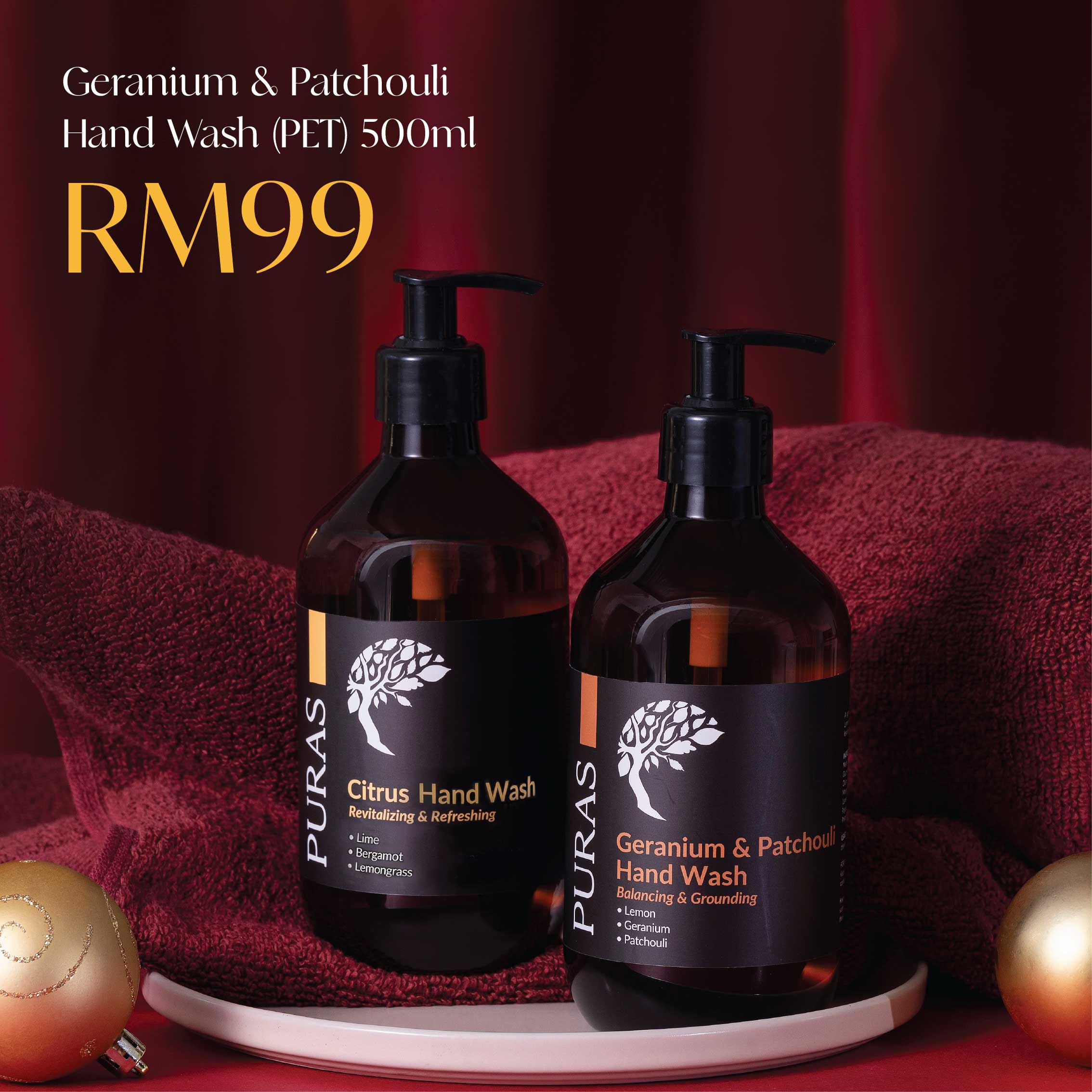 Geranium & Patchouli Hand Wash 500ml