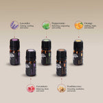 A collection of PURAS essential oils 