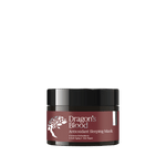 Jar of 'Dragon's Blood' antioxidant sleeping mask on a plain background