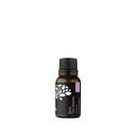 Essential oil bottle labeled 'Ease The Storm' on a transparent background
