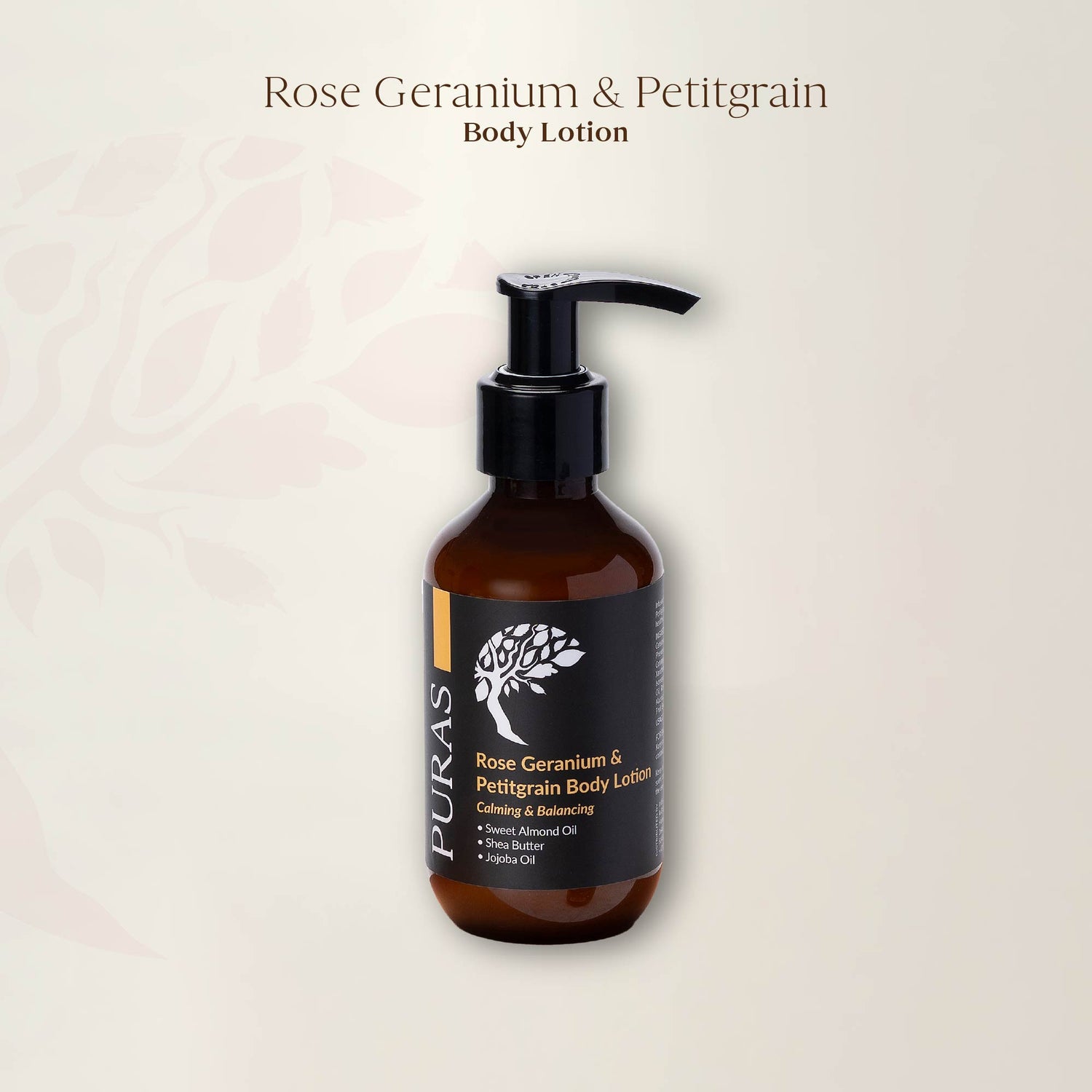 Rose Geranium & Petitgrain Body Lotion 120ml