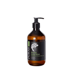 Brown bottle of PURAS Revival Scalp Wash on a transparent background