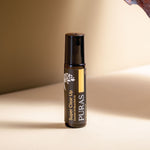 Puras Super Clear Up bottle on a beige background