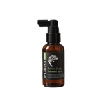 PURAS Revival Scalp Renewal Spray in an amber bottle with a black directional pump.
